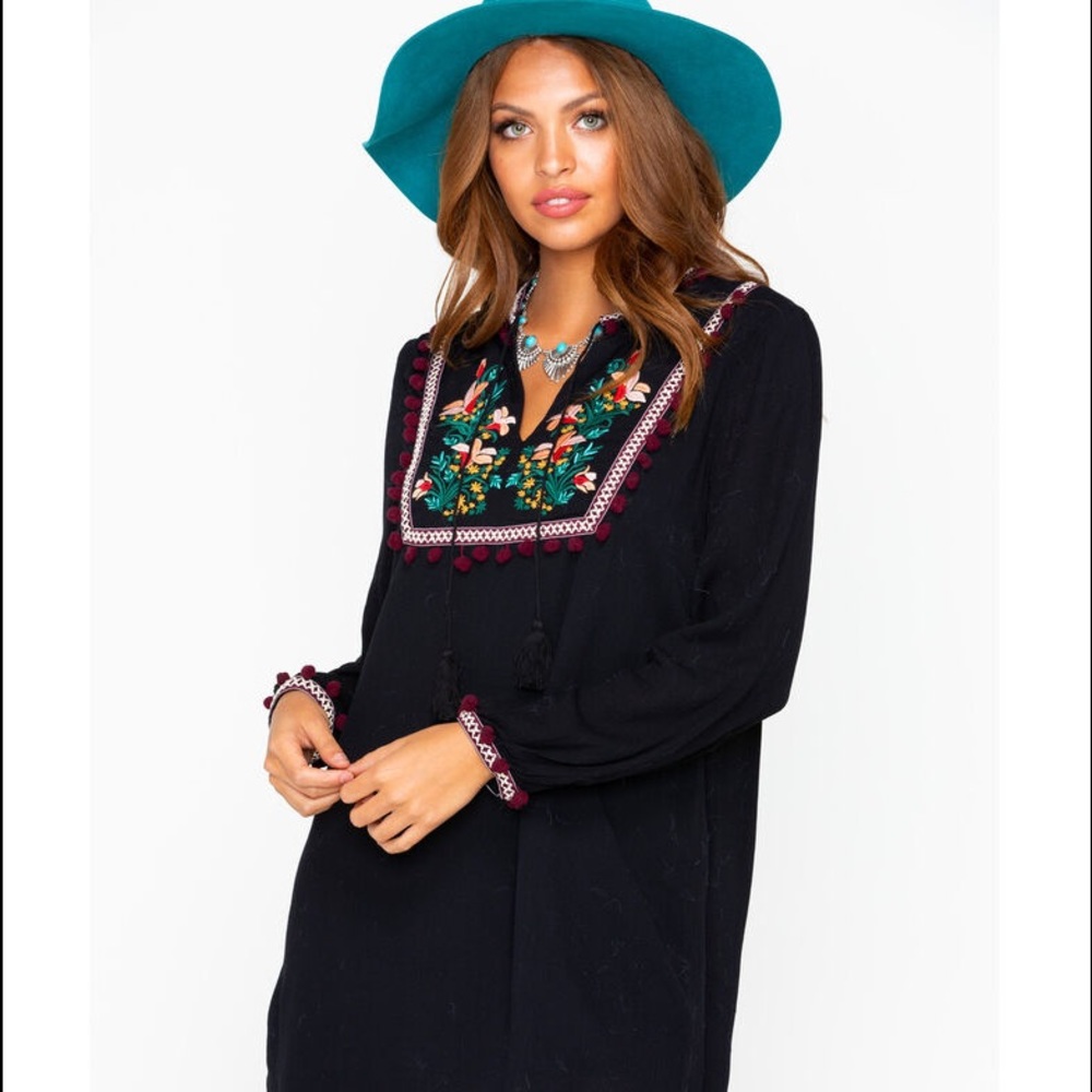 NWT Jack by BB DAKOTA Tambourine Dream Embroidered Dress 🌺
